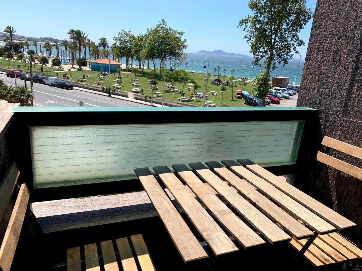 ויגו Apartamentos En Playa De Samil Primera Linea De Playa Pe Na Areia מראה חיצוני תמונה